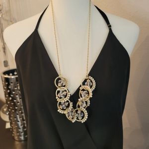 JCrew Gold Tone Statement Necklace